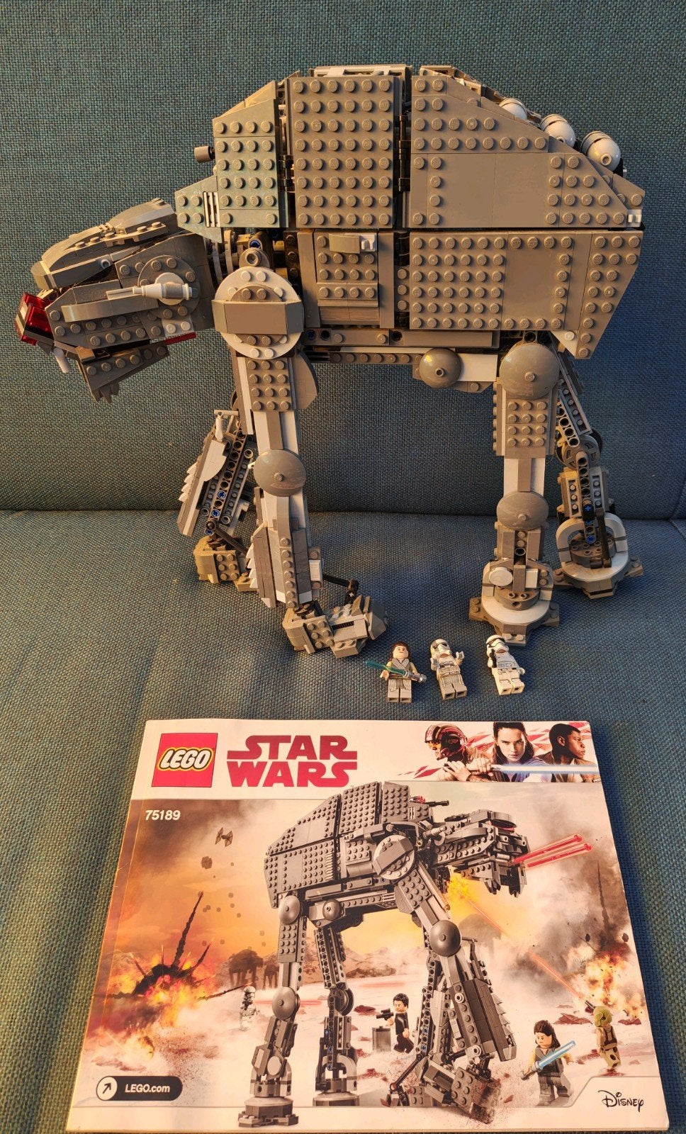 Lego 75189 star wars first order heavy assault walker., Lego, Ophalen of Verzenden, Zo goed als nieuw, Complete set