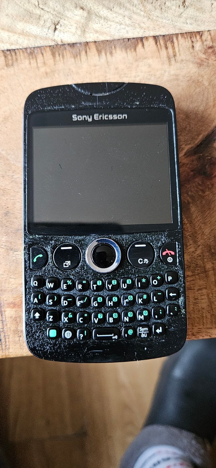 Sony Ericsson telefoon met QWERTY toetsenbord, Ophalen