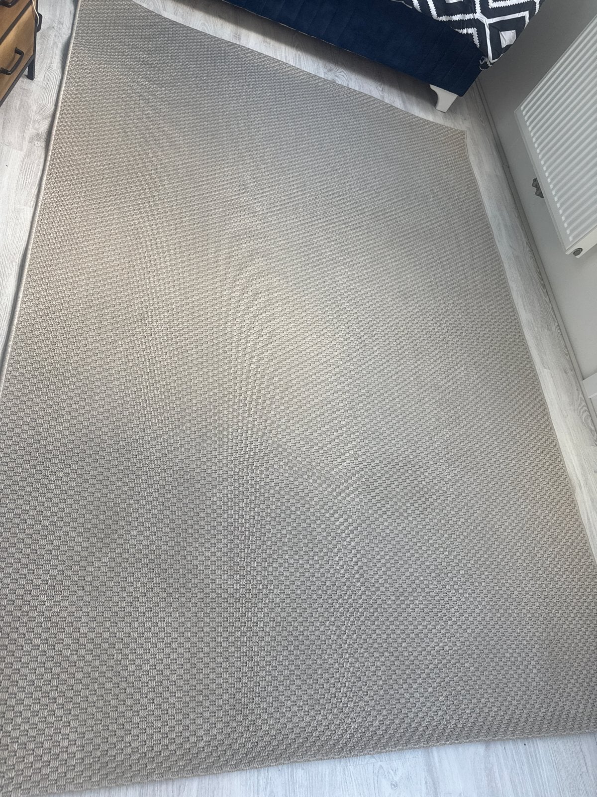 IKEA Morum Vloerkleed - Grijs, 160x230 cm, Ophalen, 150 tot 200 cm, 200 cm of meer, Zo goed als nieuw