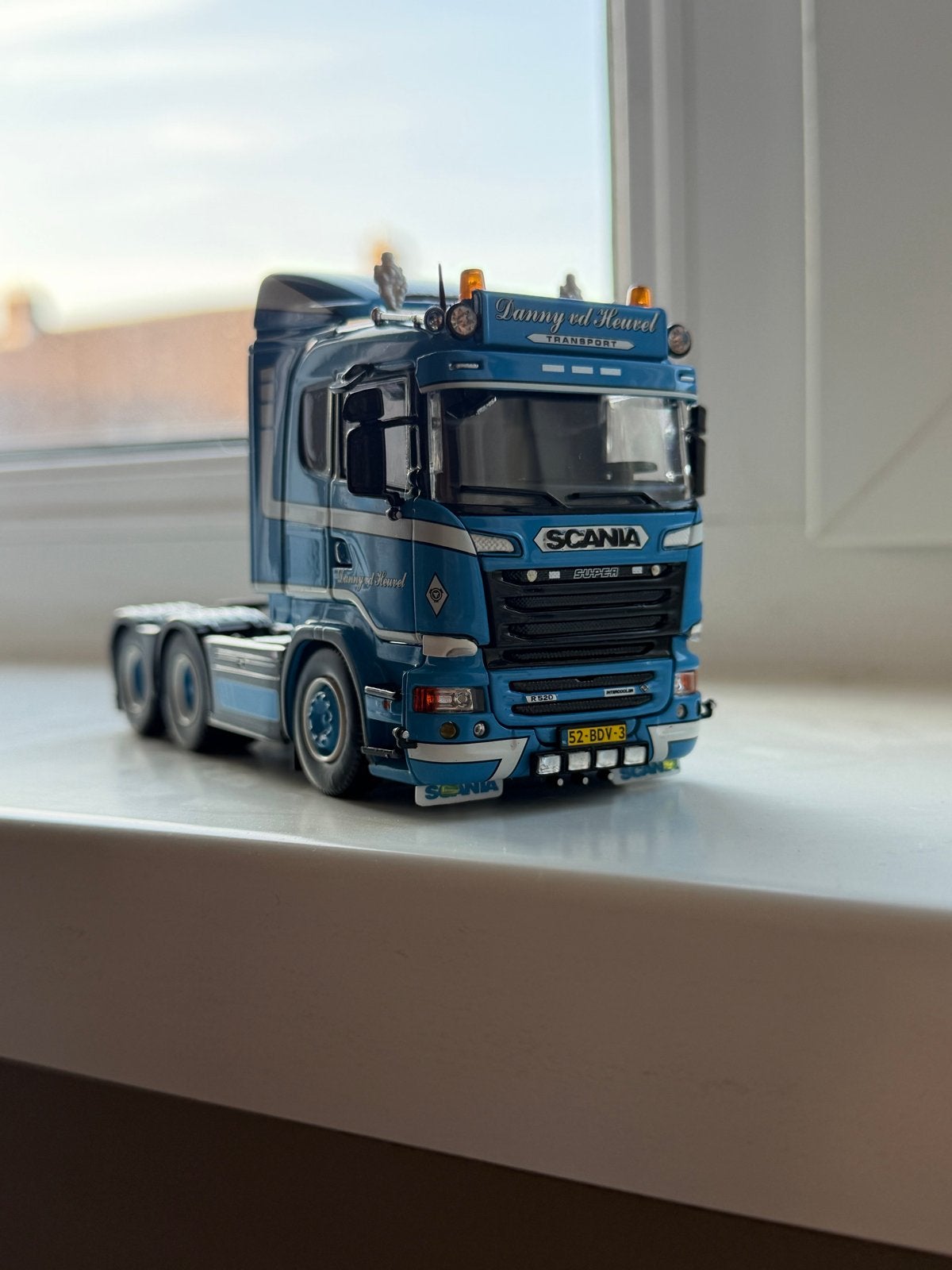 Tekno Scania Danny vd Heuvel, Overige merken, 1:50 of kleiner, Ophalen of Verzenden, Zo goed als nieuw