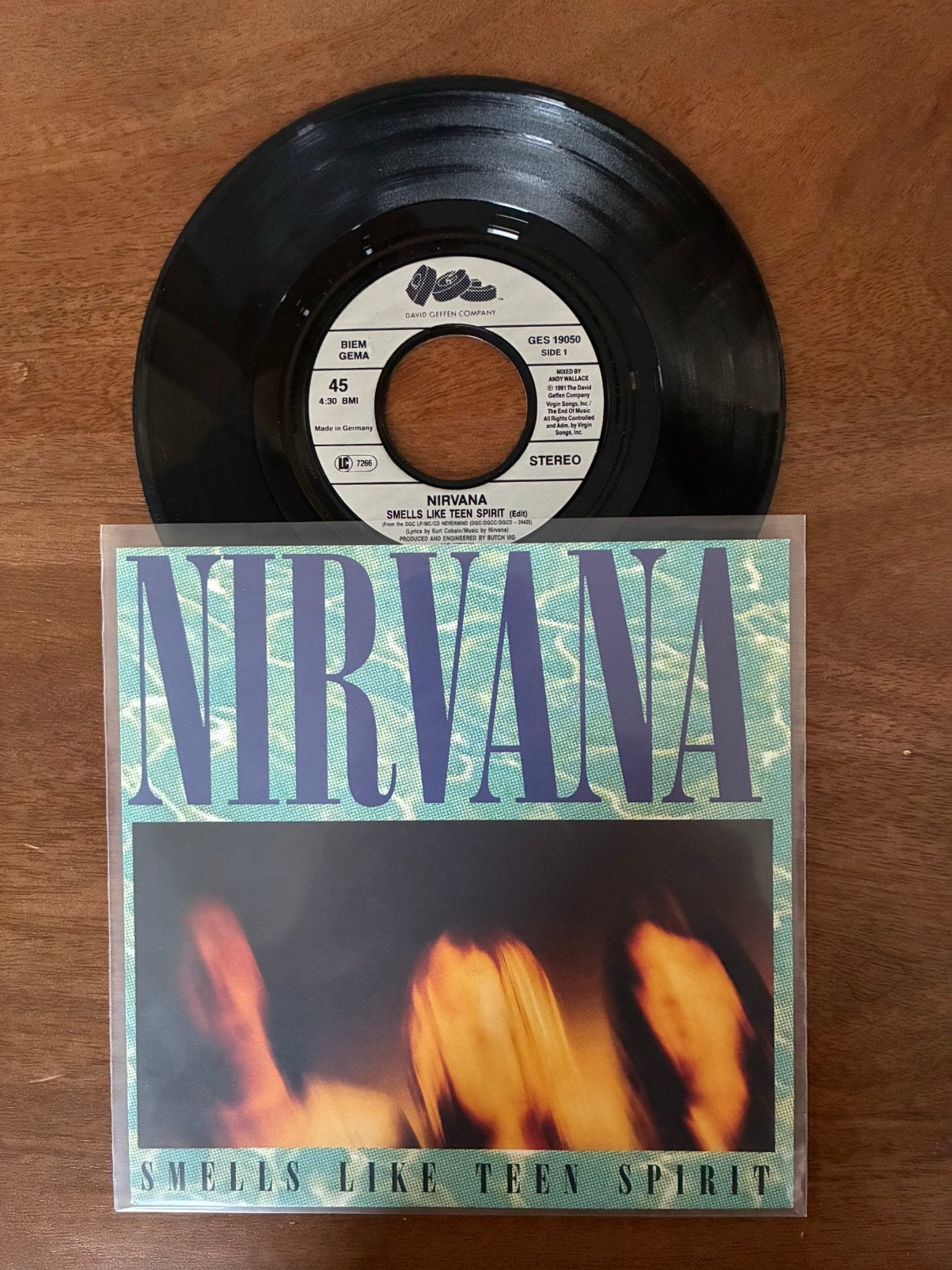 Nirvana - Smells like teen spirit, Ophalen of Verzenden, Zo goed als nieuw, 7 inch