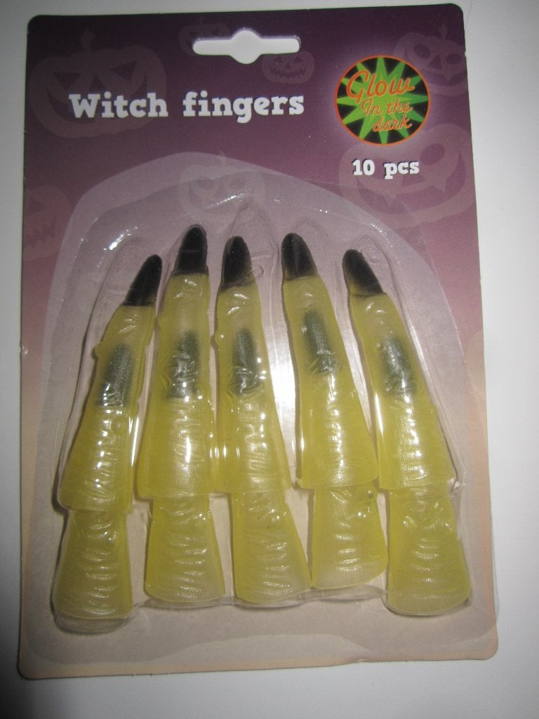 Glow in the dark heksenvingers  Nieuw ., Carnaval, Boland, Nieuw, Ophalen of Verzenden