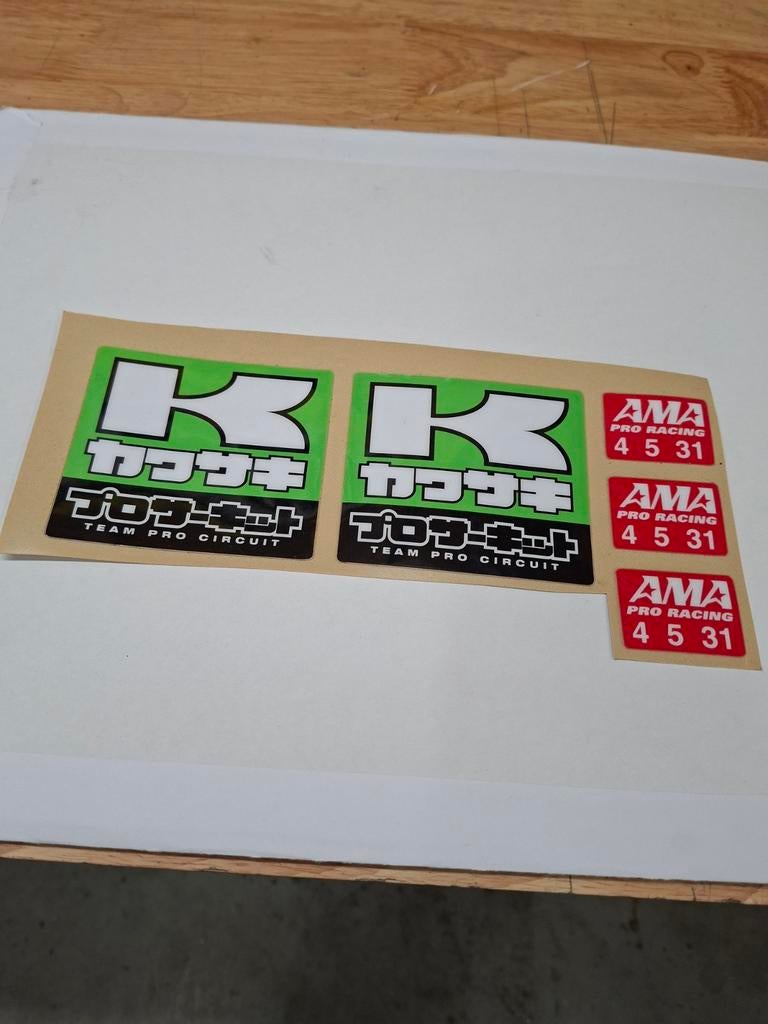 Kawasaki stickers KX KXF, Ophalen of Verzenden