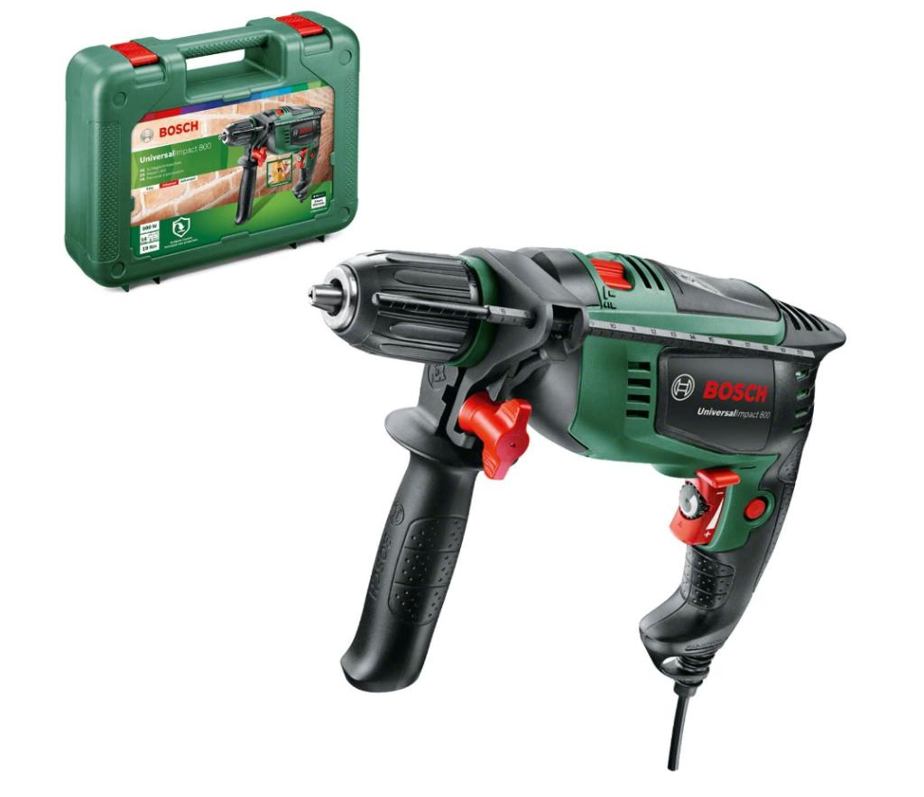 Bosch Impact Drill UniversalImpact 800, Doe-het-zelf en Verbouw, Gereedschap | Boormachines, Zo goed als nieuw, Boormachine, 600 watt of meer