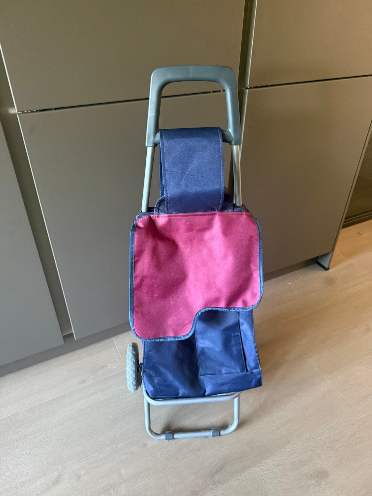 Boodschappen trolley boodschappenkarretje, Ophalen, Gebruikt, Blauw, 30 cm of meer