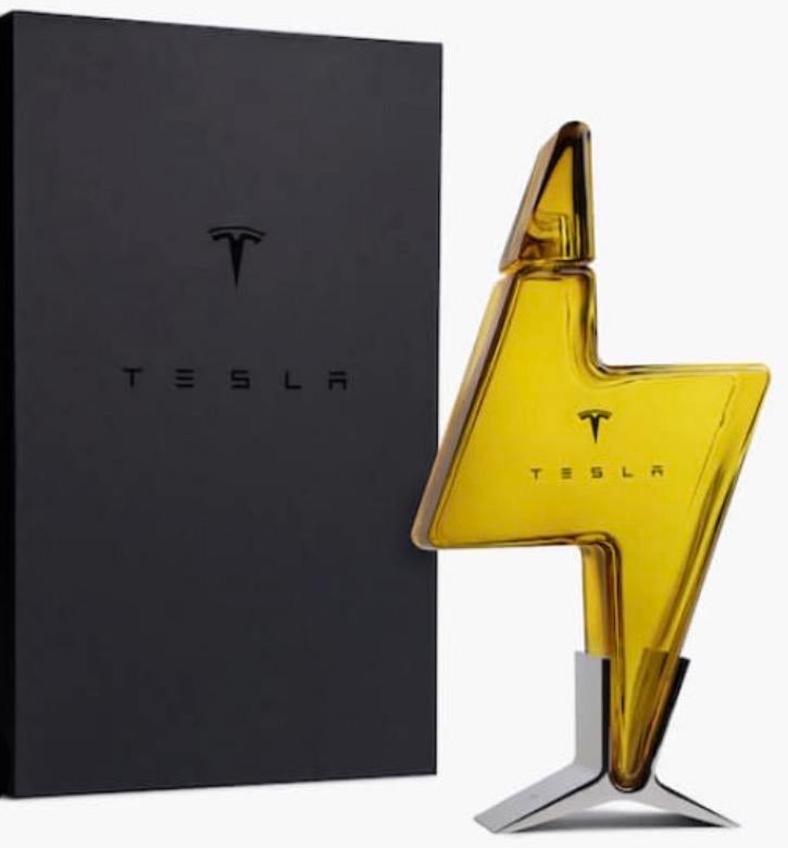 Tesla Tequila Bliksemfles met standaard, Ophalen, Zo goed als nieuw