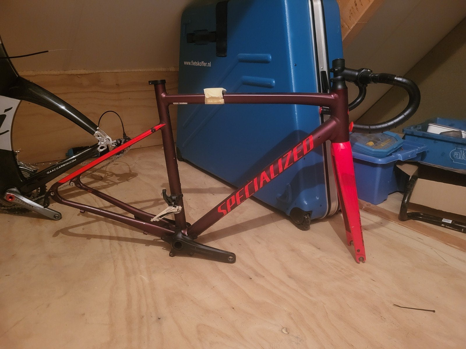 Specialized frame Allez maat 54, Fietsen en Brommers, Aluminium, Zo goed als nieuw, 53 tot 57 cm, Ophalen