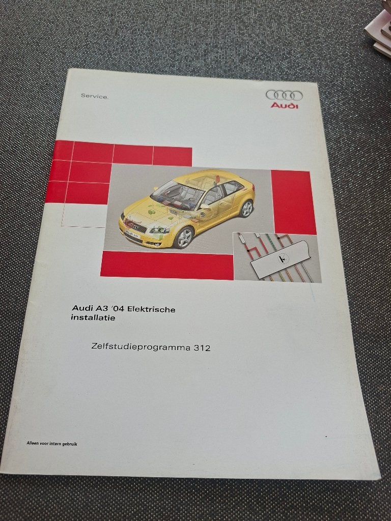 Service training audi A3 '04 elektrische installatie, Ophalen of Verzenden