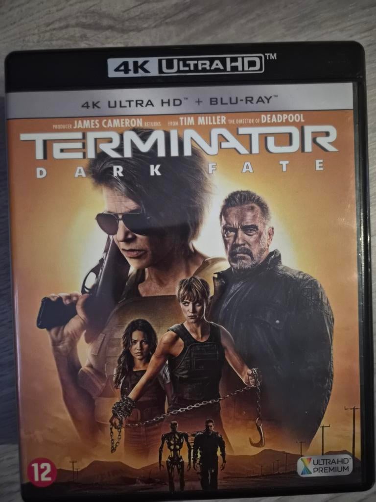Terminator: Dark Fate 4K Ultra HD + Blu-ray, Ophalen of Verzenden, Zo goed als nieuw, Science Fiction en Fantasy