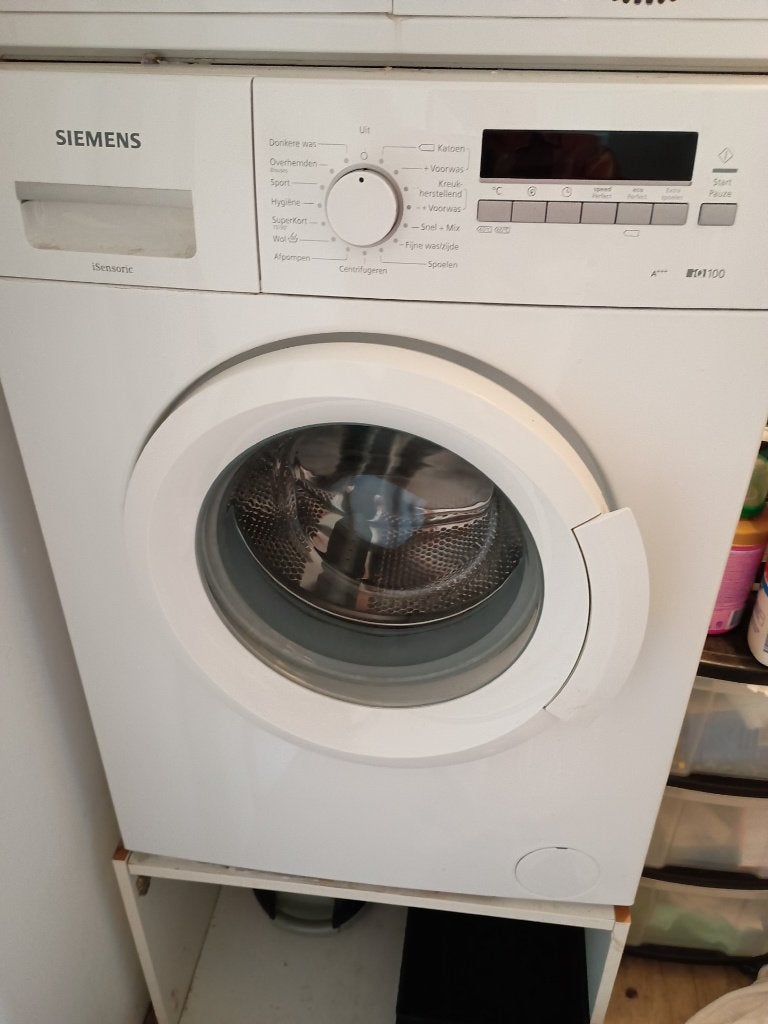 wasmachine, Witgoed en Apparatuur, Wasmachines, Ophalen, Gebruikt, 85 tot 90 cm, 1200 tot 1600 toeren