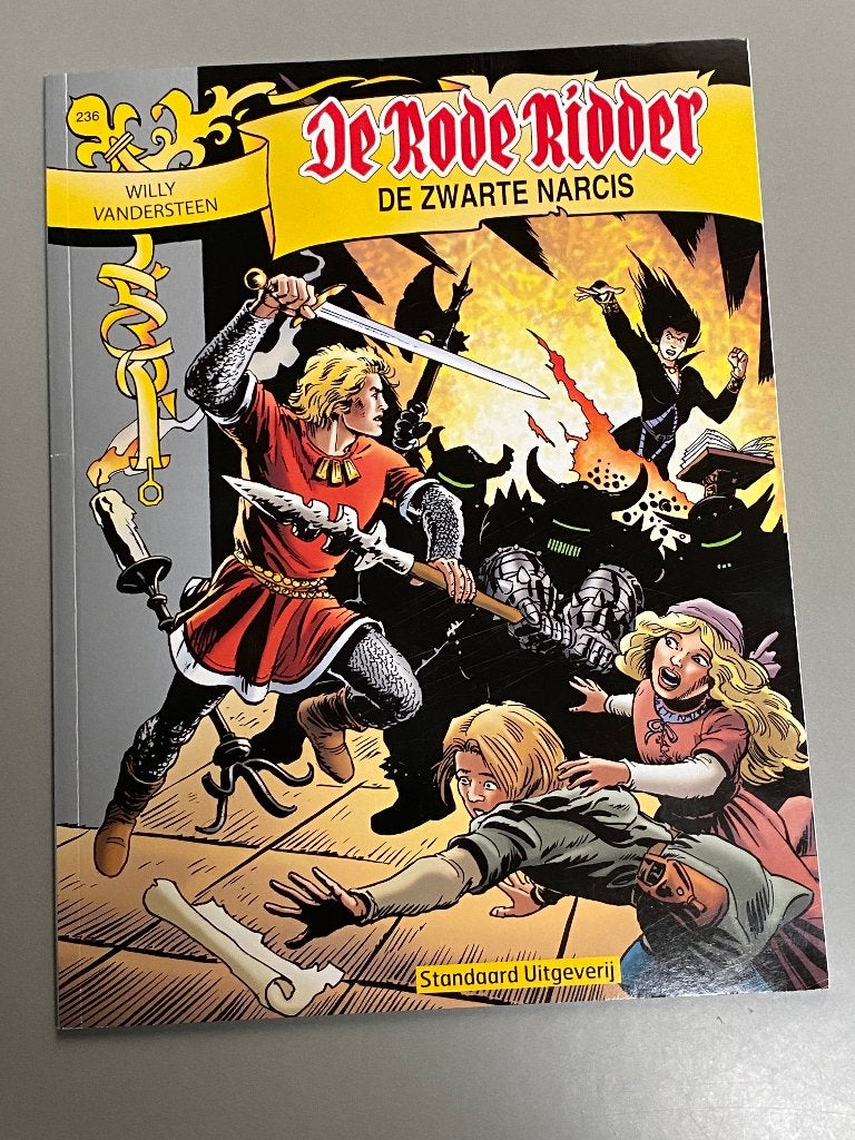 De Rode Ridder 236 - De zwarte Narcis , Eén stripboek, Ophalen of Verzenden, Zo goed als nieuw