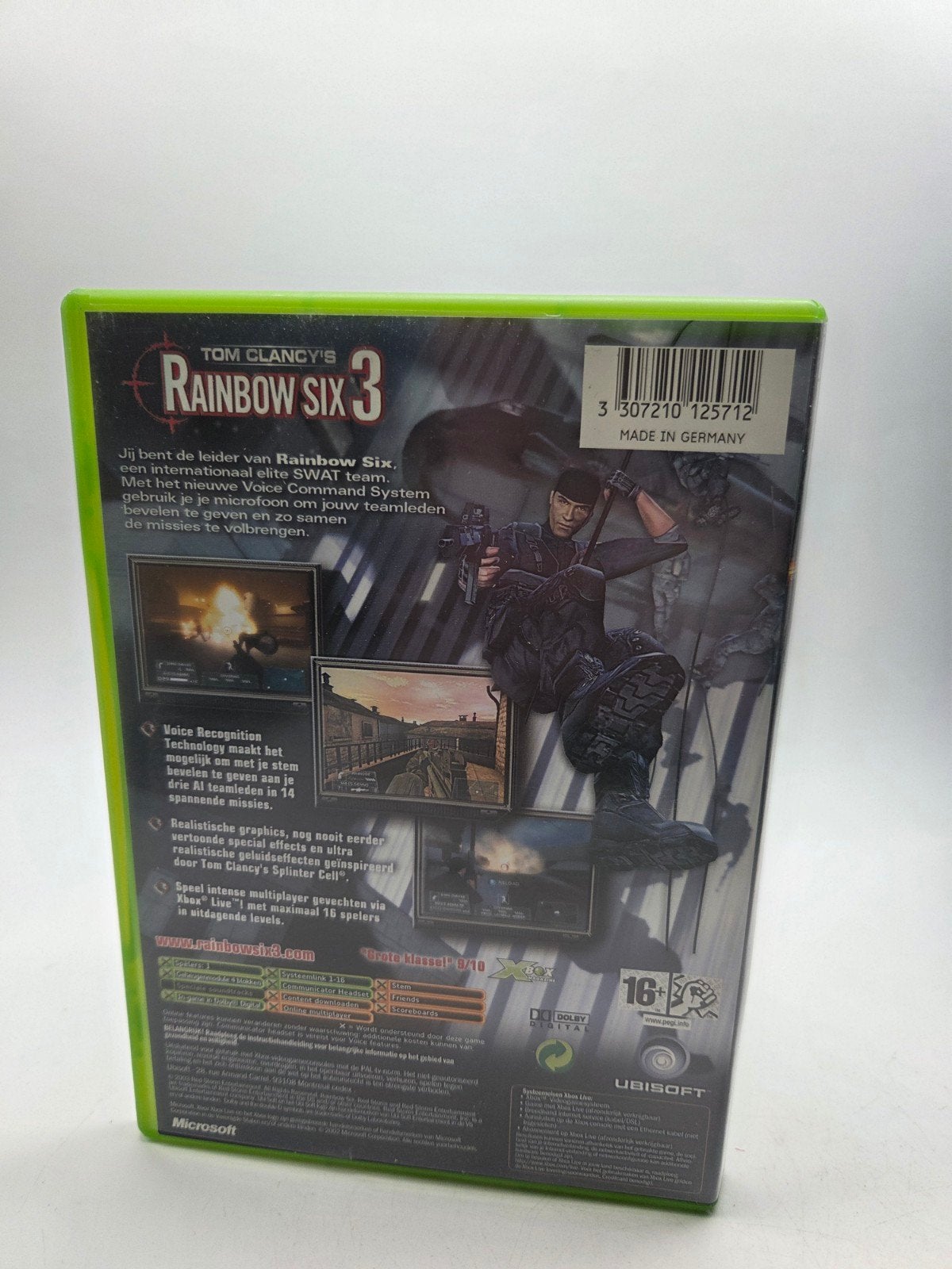 Tom Clancy's Rainbow Six 3 - Xbox, Ubisoft, Online, Gebruikt, Ubisoft Entertainment S.A., 2 Cité de l'Innovation, 93696 Pantin Cedex, France