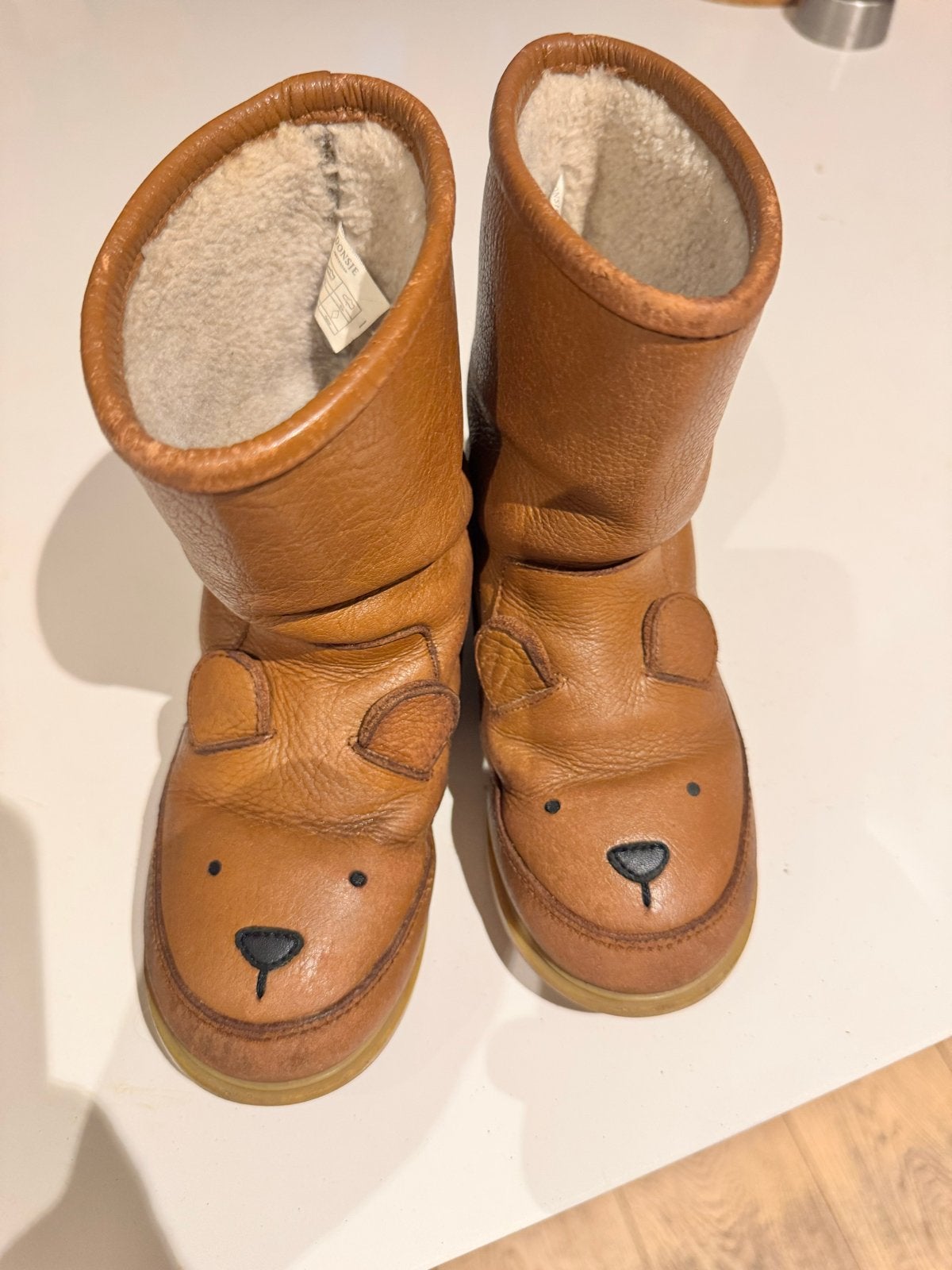 Donsje Wadudu Classic Boots Bear – leren laarsjes – maat 27, Ophalen of Verzenden