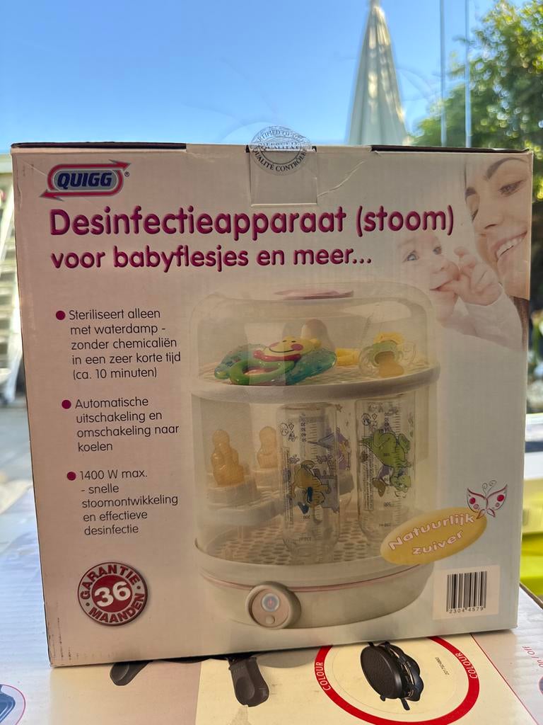 QUIGG Stoom Sterilisator voor Babyflesjes - Snel & Effectief, Ophalen, Nieuw, Sterilisator