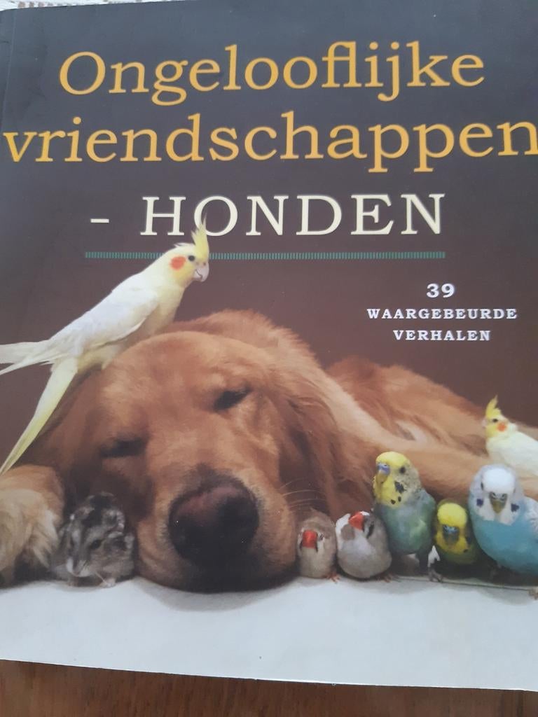 Ongelooflijke vriendschappen honden boek zgan, Ophalen of Verzenden, Zo goed als nieuw, Honden