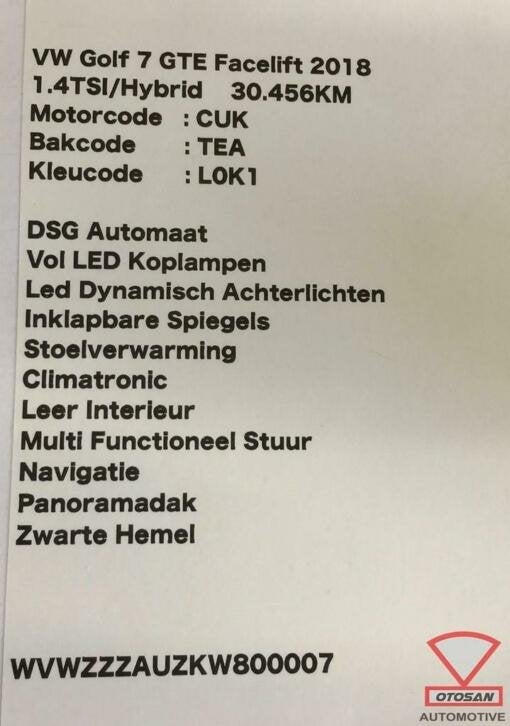 vw golf 7 gte facelift tacho km teller cockpit 5g1920654d, Gebruikt, Volkswagen, Volkswagen AG, Berliner Ring 2
38440  Wolfsburg, DE