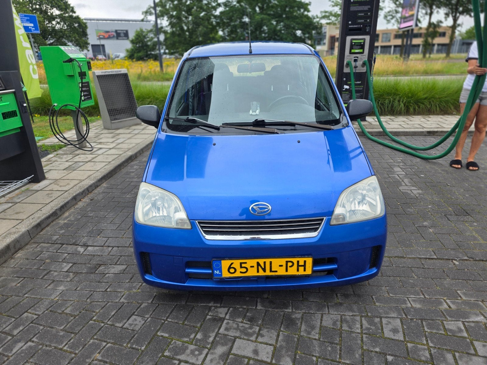 Daihatsu Cuore 1.0 AUT 2003 Blauw, Auto's, Daihatsu, 600 kg, 18 €/maand, Cuore, Origineel Nederlands