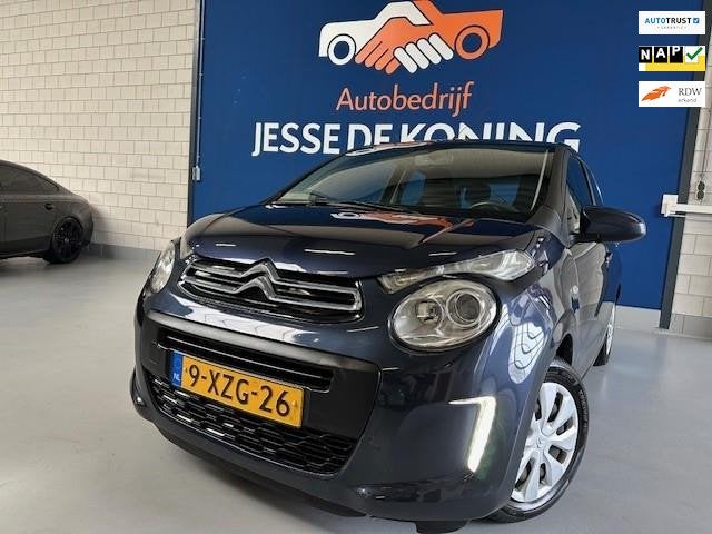 Citroen C1 1.0 e-VTi Feel,bj.2014,kleur: grijs / 5 deurs / a, Auto's, Voorwielaandrijving, Euro 5, Stof, Gebruikt