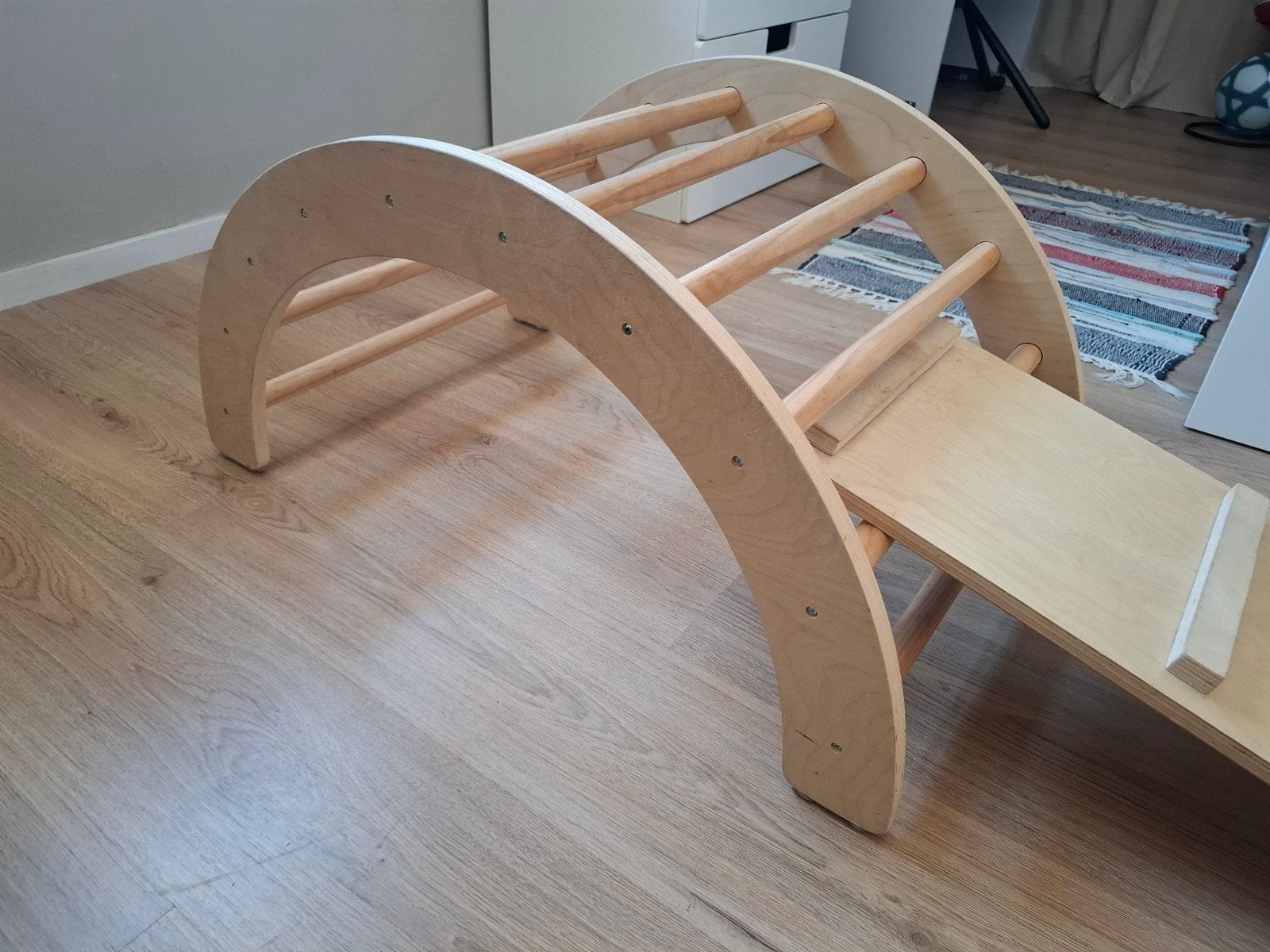 boog met glijbaan/klimplank, Ophalen, Gebruikt