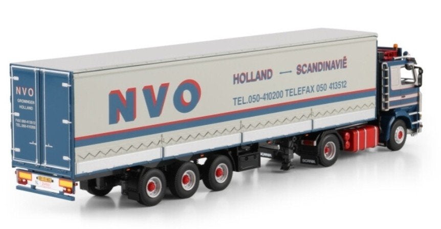 WSI SCANIA 142M + TRAILER - SLIK TRANSPORT, Wsi, ., Nieuw, Ophalen of Verzenden