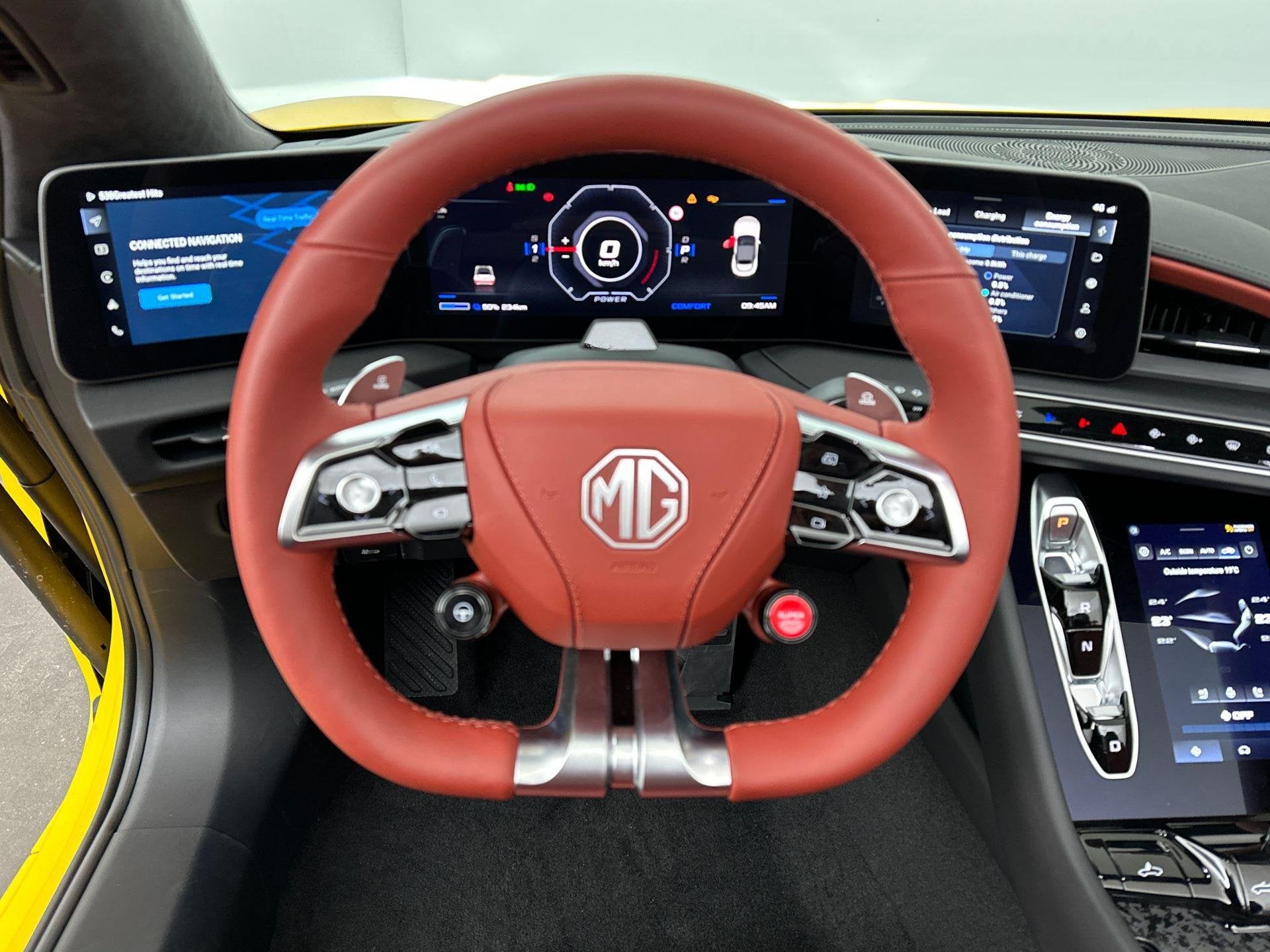 MG Cyberster Trophy Extended Range 77kWh |507 WLTP | 340 PK, Auto's, 12 maanden, Achterwielaandrijving, Overige modellen, Leder en Stof