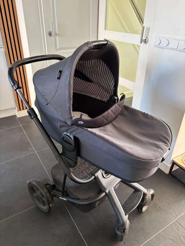 Wandelwagen met reiswieg easywalker Harvey2, Gebruikt, Combiwagen, Verstelbare duwstang, Ophalen