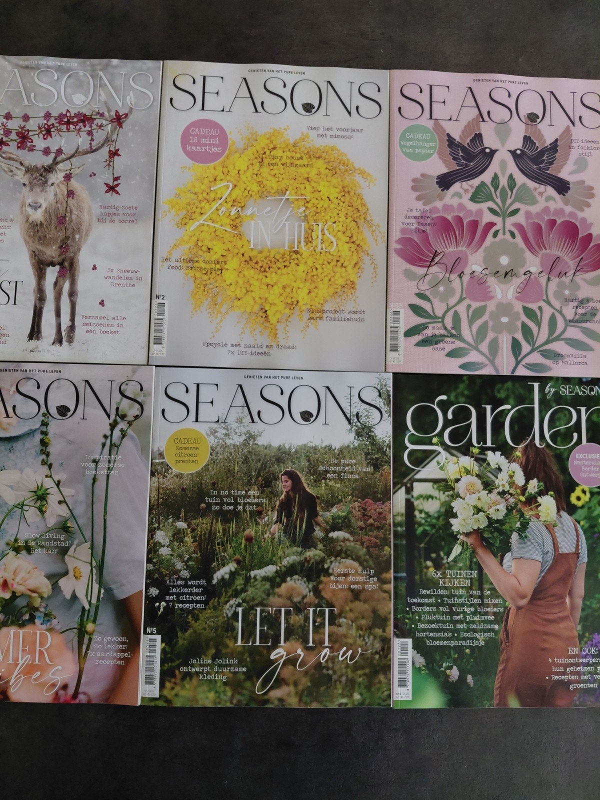 6 maal Seasons - Prijs per stuk €4,75, Ophalen of Verzenden