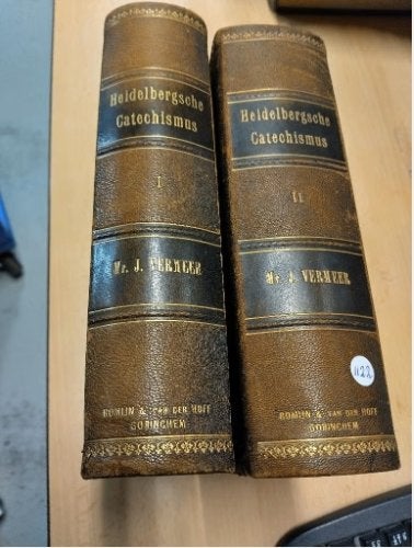 Nr. 1122 Justus Vermeer, Heidelbergschen Catechismus, Ophalen of Verzenden, Vermeer, Justus
