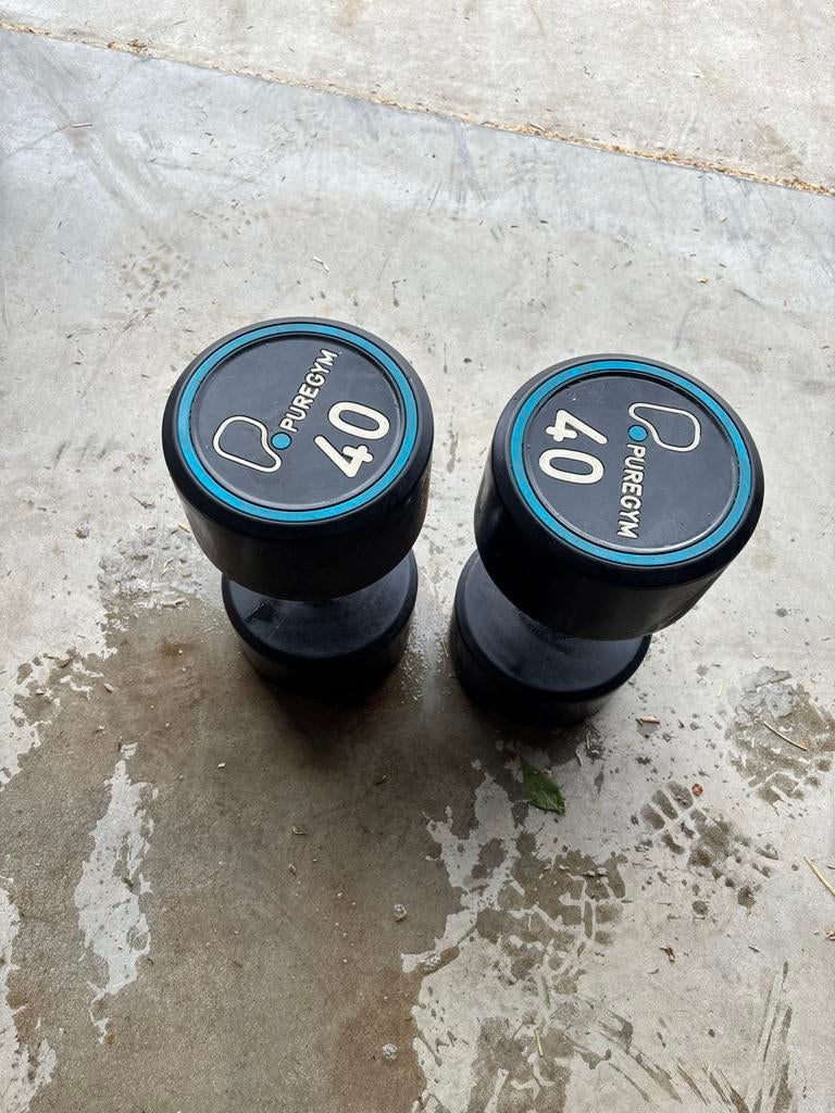 Puregym PU Dumbbellset 2 x 40 kg, Ophalen, Dumbbell, Armen, Puregym