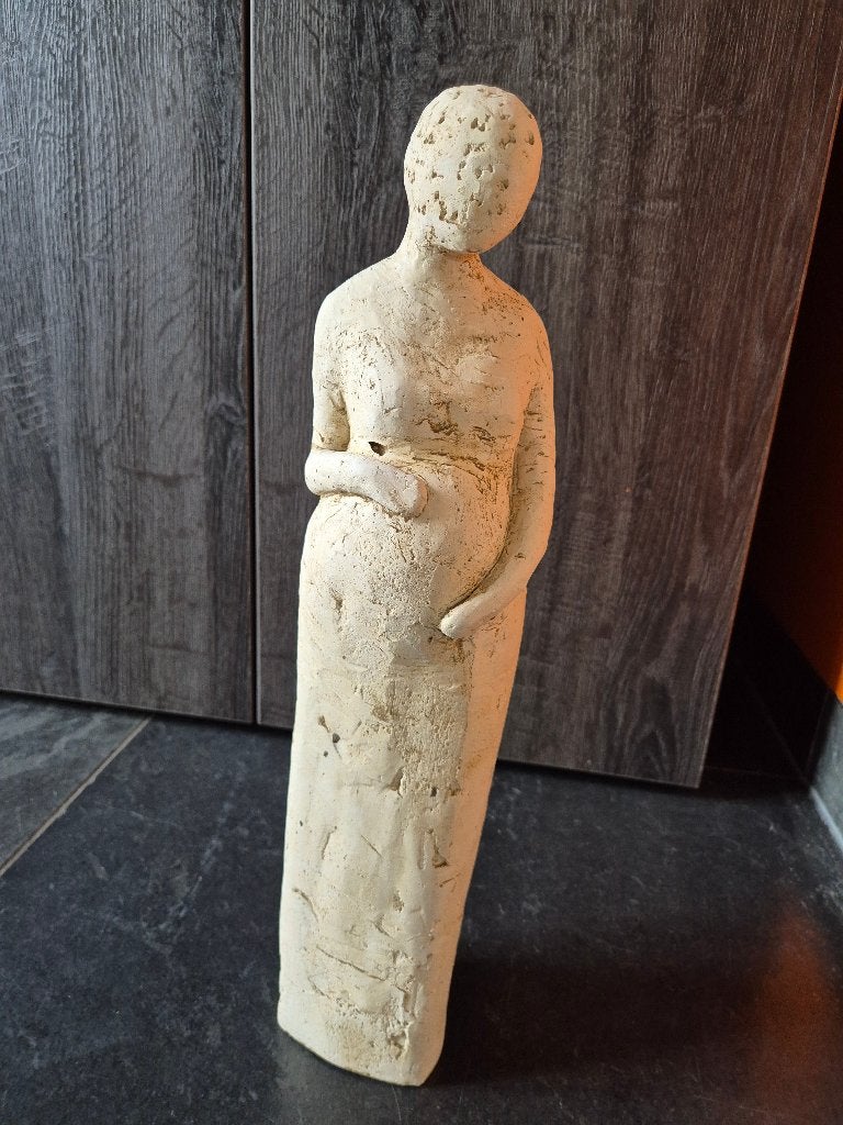 Beeld, Antiek en Kunst, Kunst | Beelden en Houtsnijwerken, Ophalen, Beeld, 20 - 50 cm, Vrouw