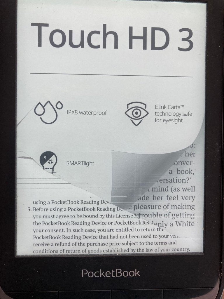 Pocketbook Touch HD 3 ereader 16GB defect scherm?, Computers en Software, E-readers, 6 inch of minder, Ophalen of Verzenden, Wi-Fi