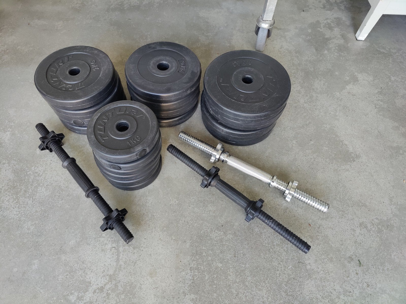 halter set / gewichten, Sport en Fitness, Fitnessmaterialen, Ophalen, Halterset
