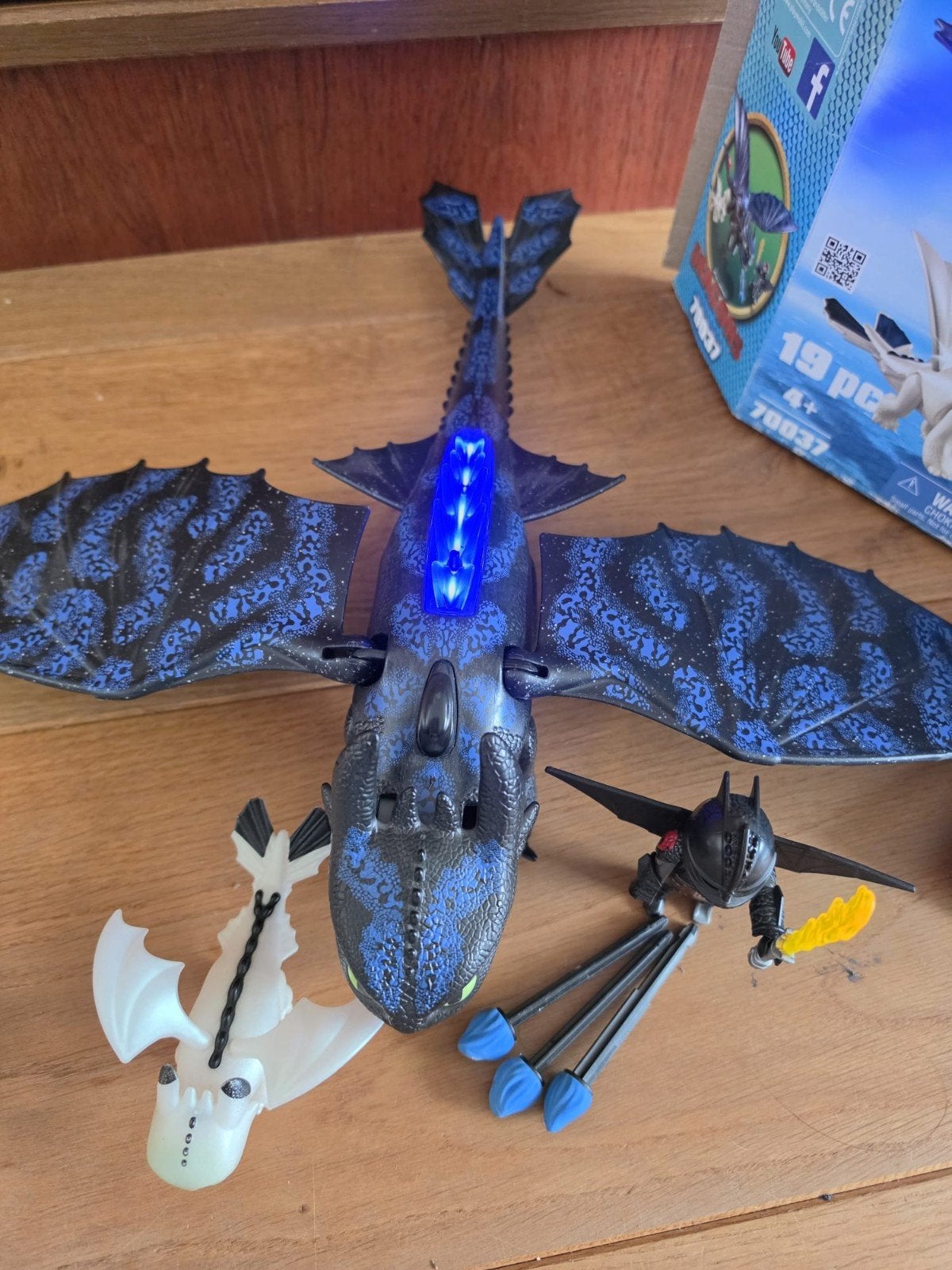 Playmobil Dragons 70037: Nachtschade en Lichte Furie, Kinderen en Baby's, Speelgoed | Playmobil, Complete set, Ophalen of Verzenden