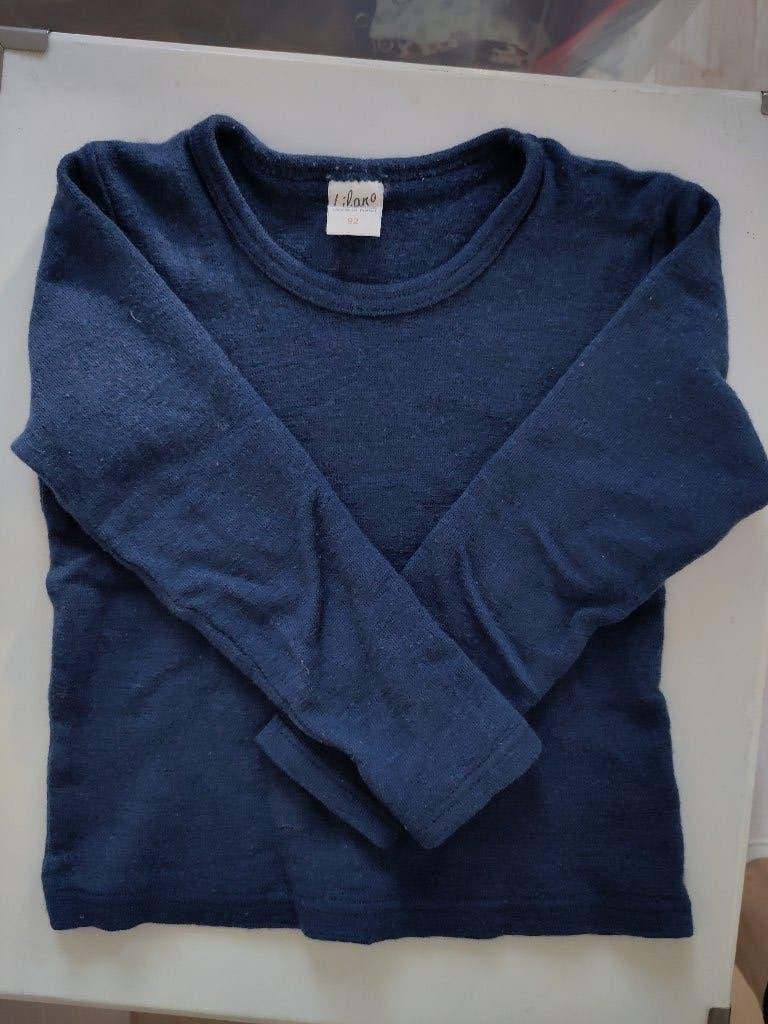Lilano wolzijde shirt, blauw, maat 92, Ophalen of Verzenden, Zo goed als nieuw, Jongetje, Shirtje of Longsleeve