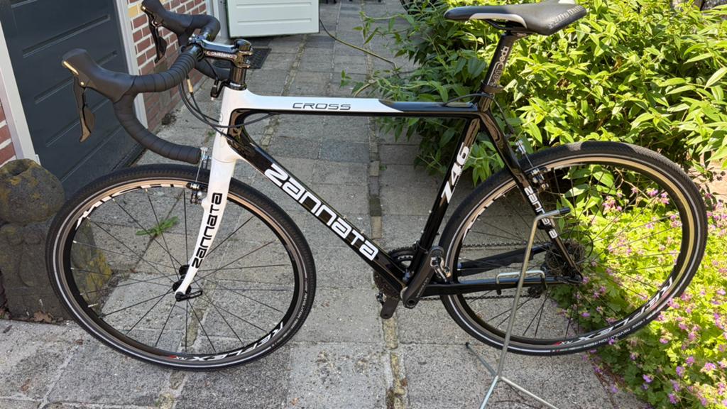 Zannata Cross carbon cyclocrosser 59cm, Fietsen en Brommers, Gebruikt, Carbon, Velgrem, 57 tot 61 cm