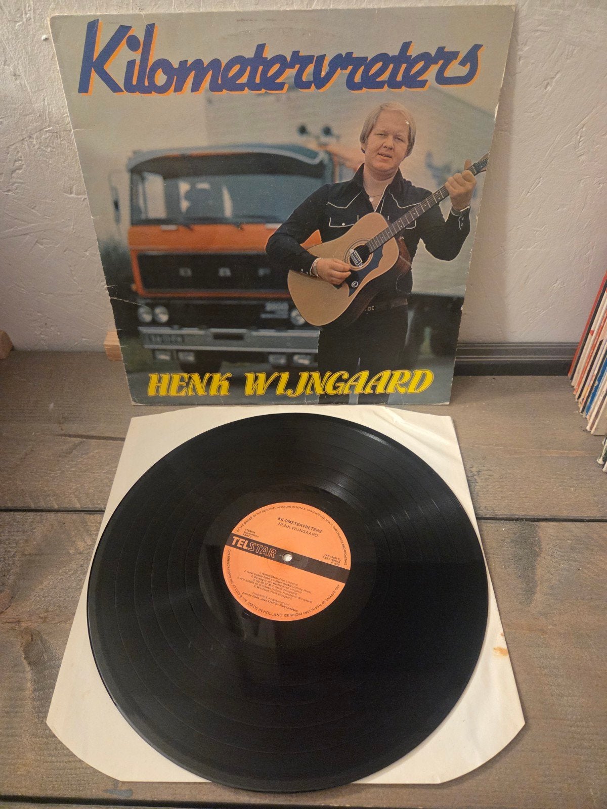 Henk Wijngaard - Kilometervreters LP (1976), LP, Gebruikt, Originele persing, Ophalen of Verzenden