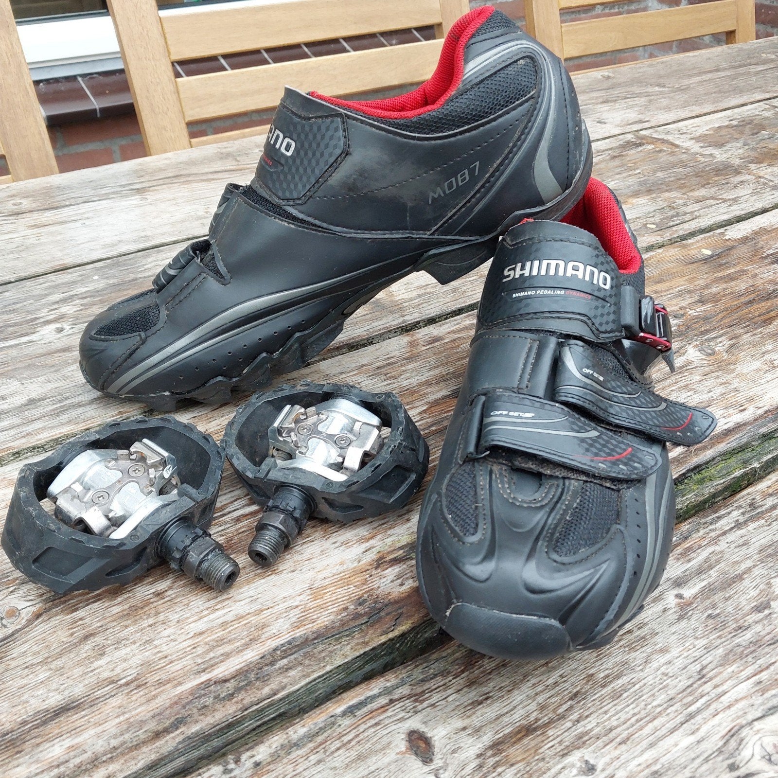 Shimano ATB schoenen maat 46 met SPD pedalen, Schoenen, Overige maten, Ophalen of Verzenden, Zo goed als nieuw
