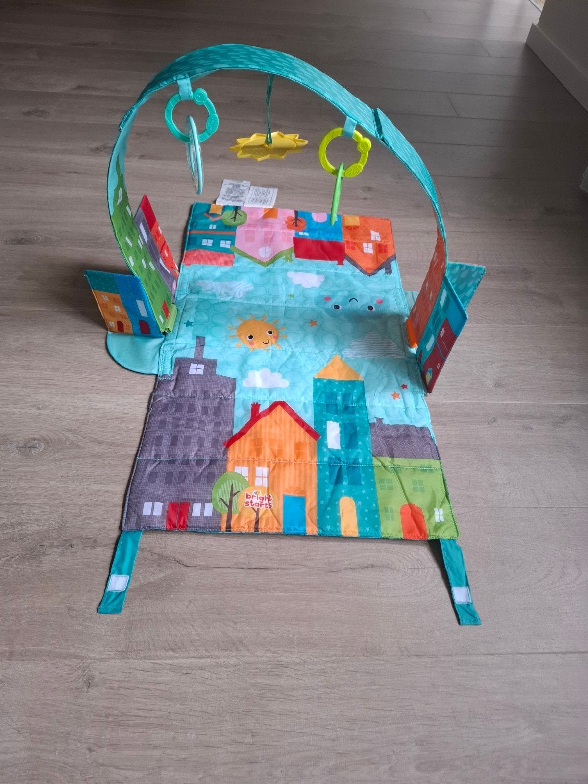 Compacte opvouwbare babygym bright stars - Zo goed als nieuw, Kinderen en Baby's, Ophalen of Verzenden, Zo goed als nieuw, Babygym