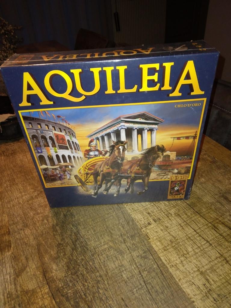 Aquileia Bordspel - Nieuw in Verpakking, Hobby en Vrije tijd, Gezelschapsspellen | Bordspellen, Drie of vier spelers, Ophalen of Verzenden
