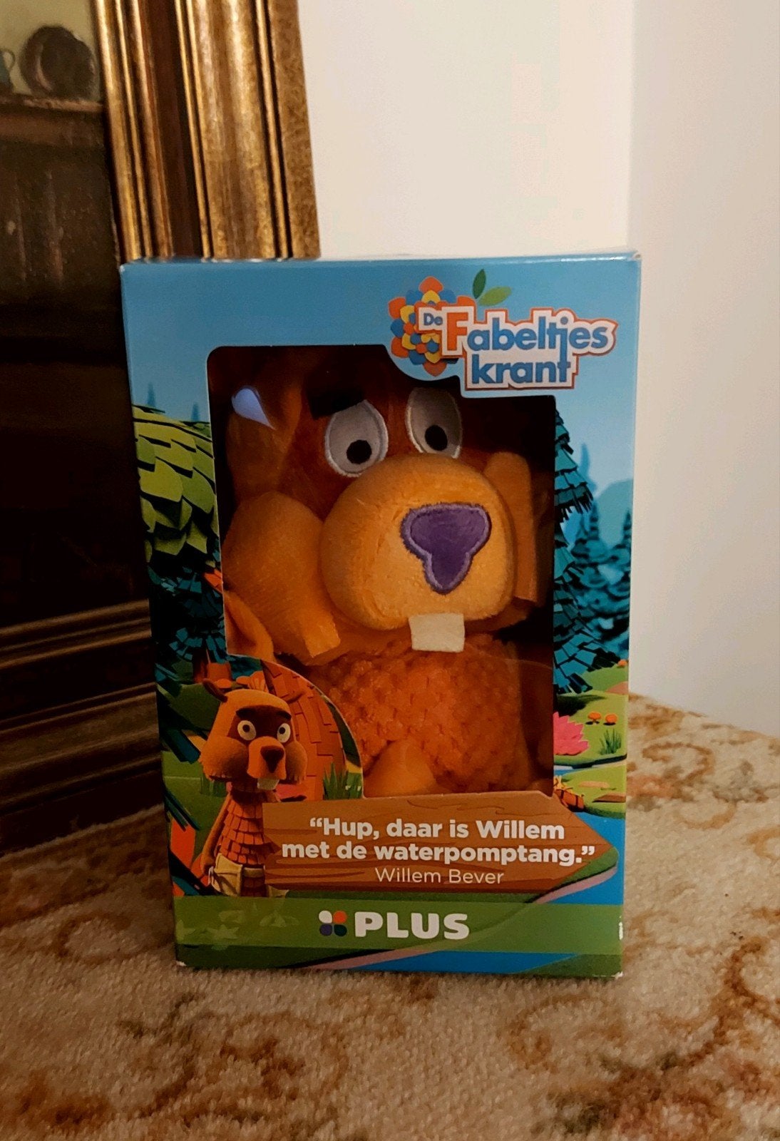 Nieuwe! Fabeltjeskrant Willem Bever poppenkastpop, Verzamelen, Poppetjes en Figuurtjes, Ophalen of Verzenden, Nieuw