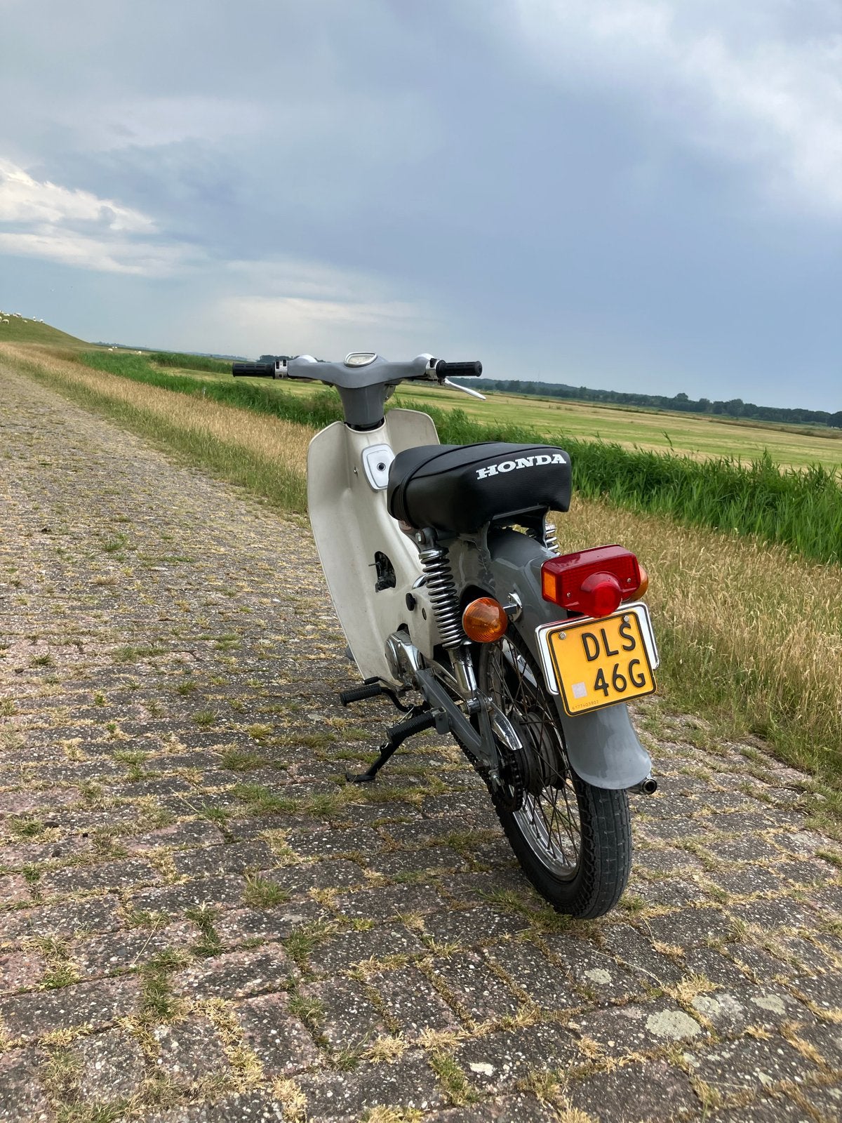 Honda C50 OT 4-takt brommer, Fietsen en Brommers, Brommers | Honda, Ophalen, Gebruikt, Overige modellen, Maximaal 45 km/u