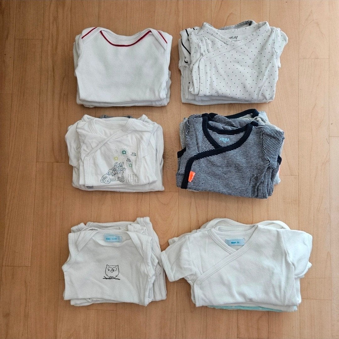 Groot rompertjes pakket unisex maat 50-56, Verzenden, Zo goed als nieuw, Jongetje of Meisje, Nacht- of Onderkleding