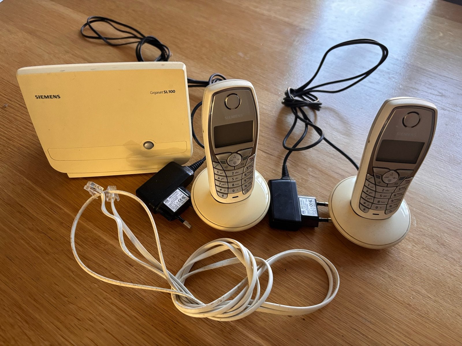 Siemens Gigaset SL100 met 2 handsets, Ophalen, Gebruikt, 2 handsets