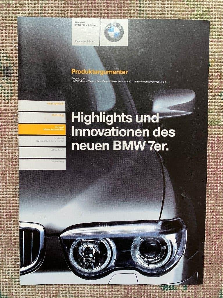 Argumente BMW 7-serie E65 E66 2001 nieuw!, Nieuw, Ophalen of Verzenden, BMW, BMW