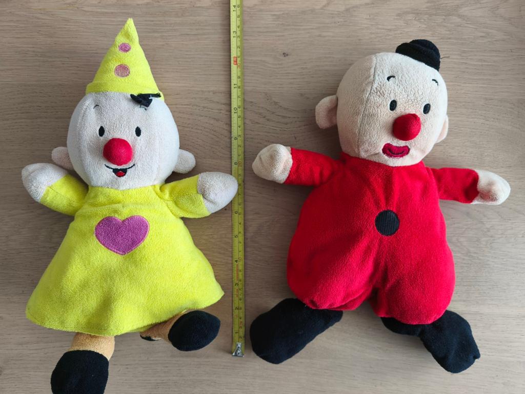 Bumba en Bumbalu Knuffels - set van 2 - Studio 100, Gebruikt, Overige karakters, Overige typen, Ophalen of Verzenden