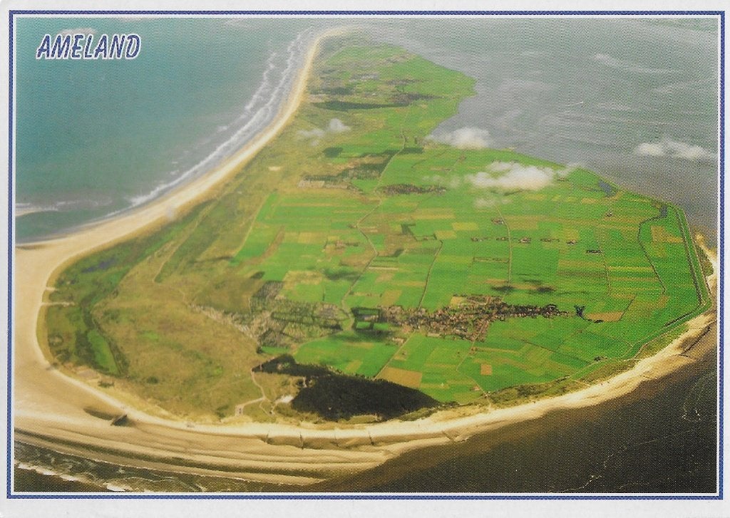 Ame11 Gelopen Ansichtkaart Ameland, Ophalen of Verzenden, 1980 tot heden, Gelopen, Waddeneilanden