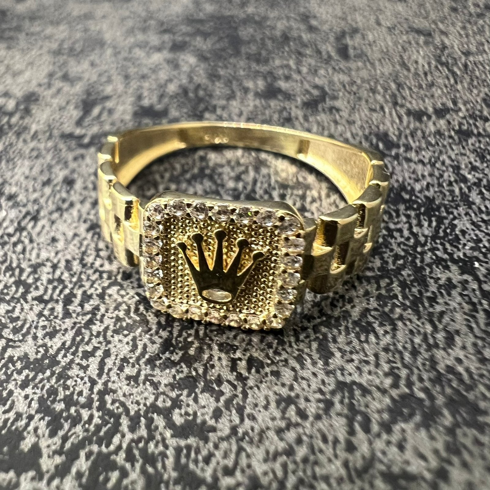 14 karaat gouden ring rolex model nieuw, Ophalen of Verzenden, Nieuw, Goud, Dame of Heer
