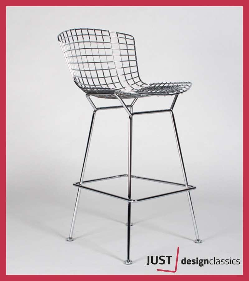 Knoll Bertoia Barstool Chroom (voorraad:4), Niet ingevuld, Zo goed als nieuw, Niet ingevuld, Niet ingevuld