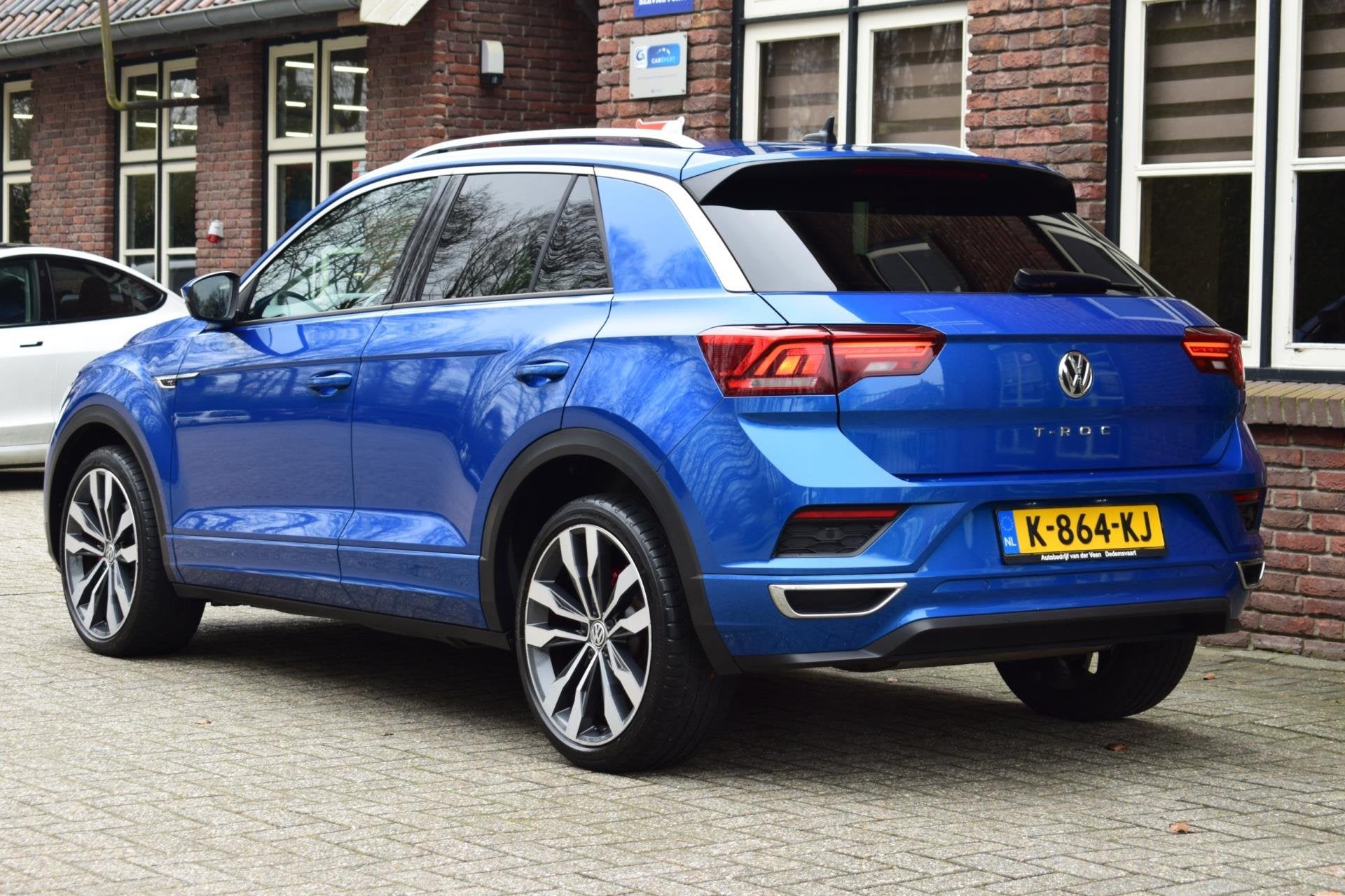 Volkswagen T-Roc 1.5 TSI DSG Aut. R Line Sport Carplay | PDC, Auto's, Volkswagen, 4 cilinders, Blauw, Origineel Nederlands, Bedrijf