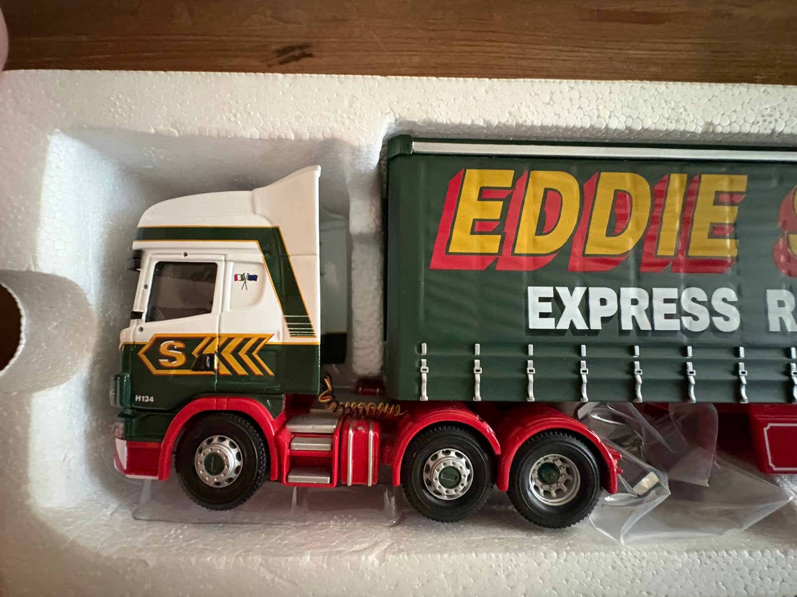 Eddie stobart scania, Ophalen of Verzenden, Zo goed als nieuw, Bus of Vrachtwagen, Corgi
